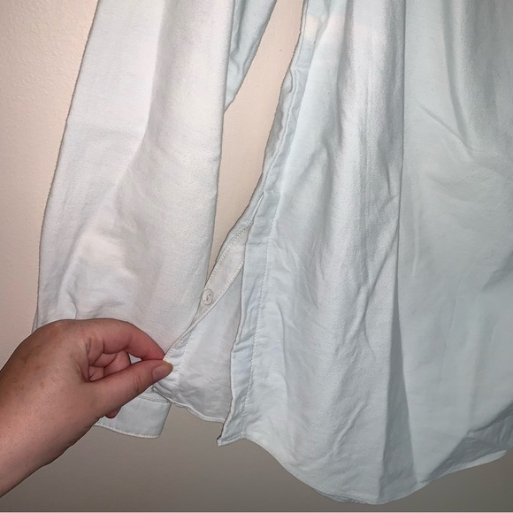 Rag & Bone Soft Blue Cotton Top S - Picture 8 of 10